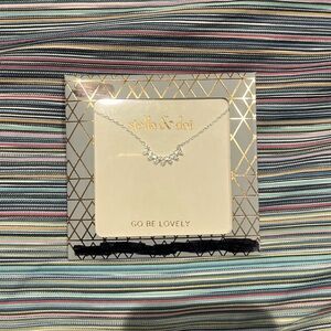 Stella & Dot Go Be Lovely Silver Aurora Necklace